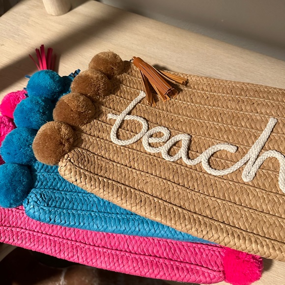 Handbags - Pink Only🏝️Beach clutch